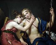 Jacques-Louis  David The Farewell of Telemachus and Eucharis oil painting artist